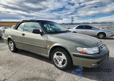 1999 Saab 9-3 S from USA, damaged, VIN YS3DD78N5X7022018